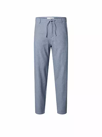 SELECTED | Pantalon en lin SLHSLIMTAPE | blau